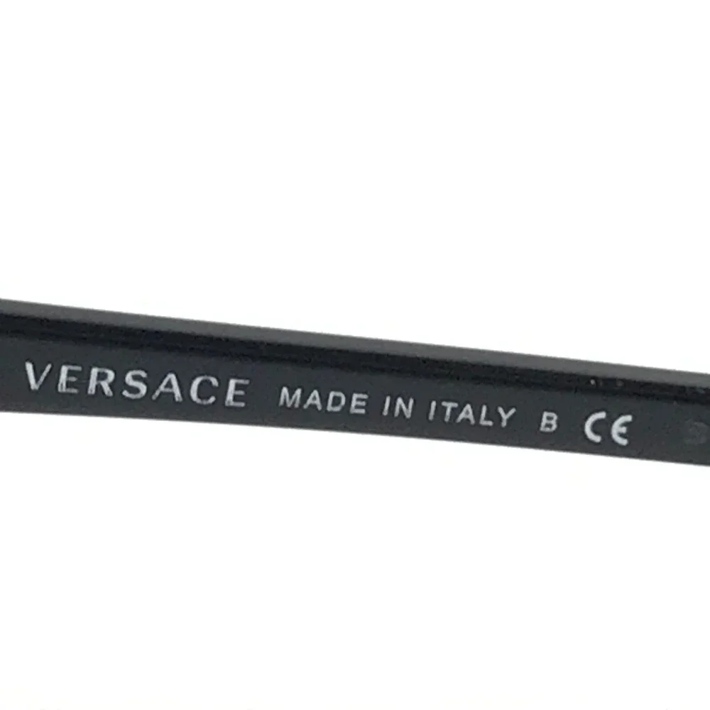Versace MOD. 3168-B 5050 Eyeglasses Frame Black Silver Round Cat Eye 54-17-135